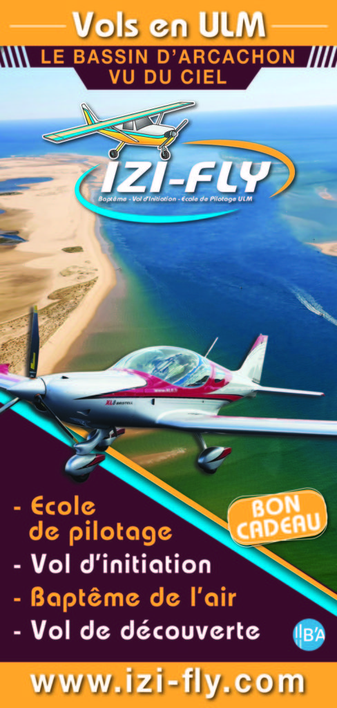 Vol découverte et touristique en ulm Bassin Arcachon, baptême de l'air