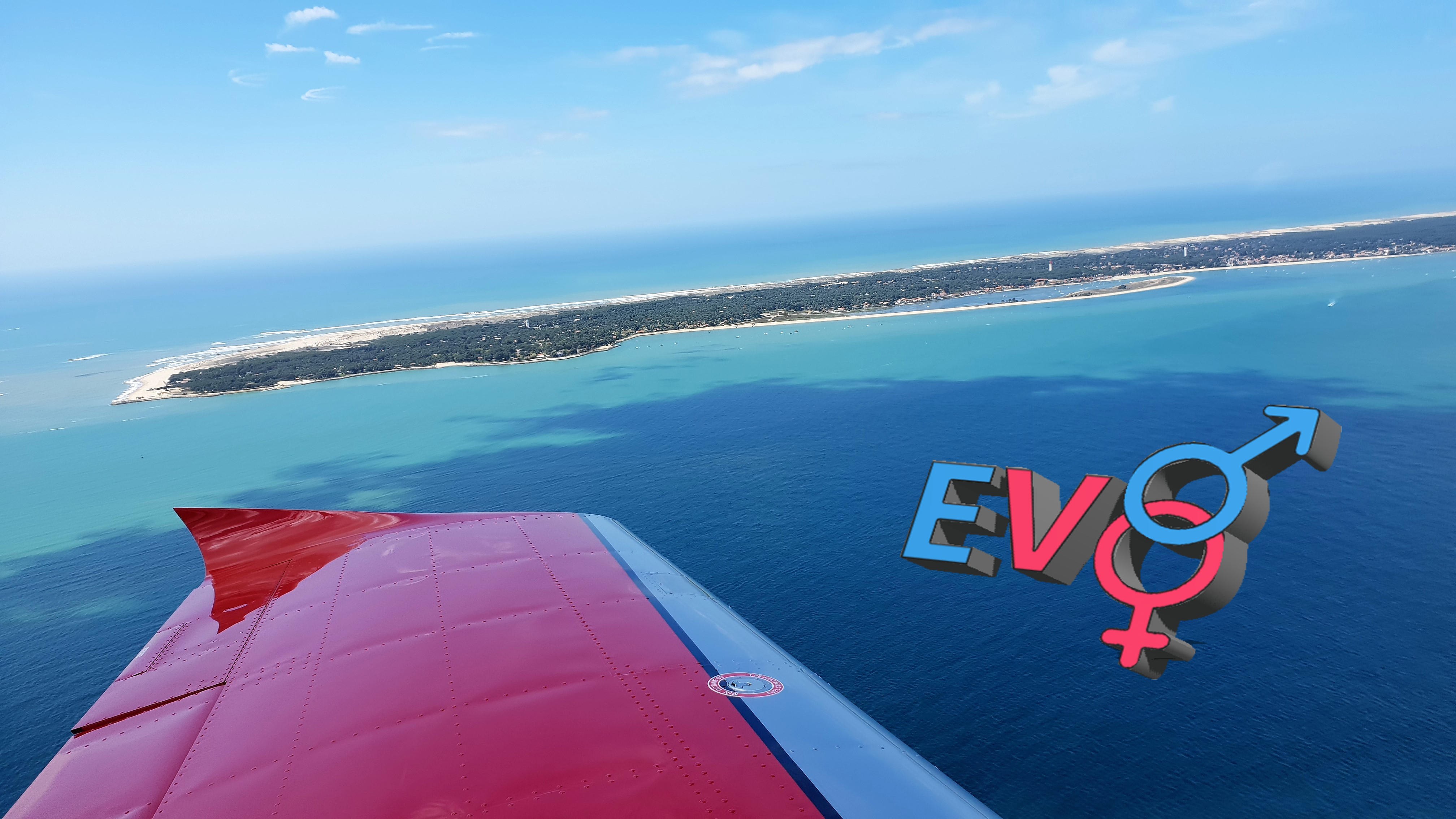 EVJF - EVJG ULM Arcachon Enterrement vie célibataire ULM Bassin d'Arcachon