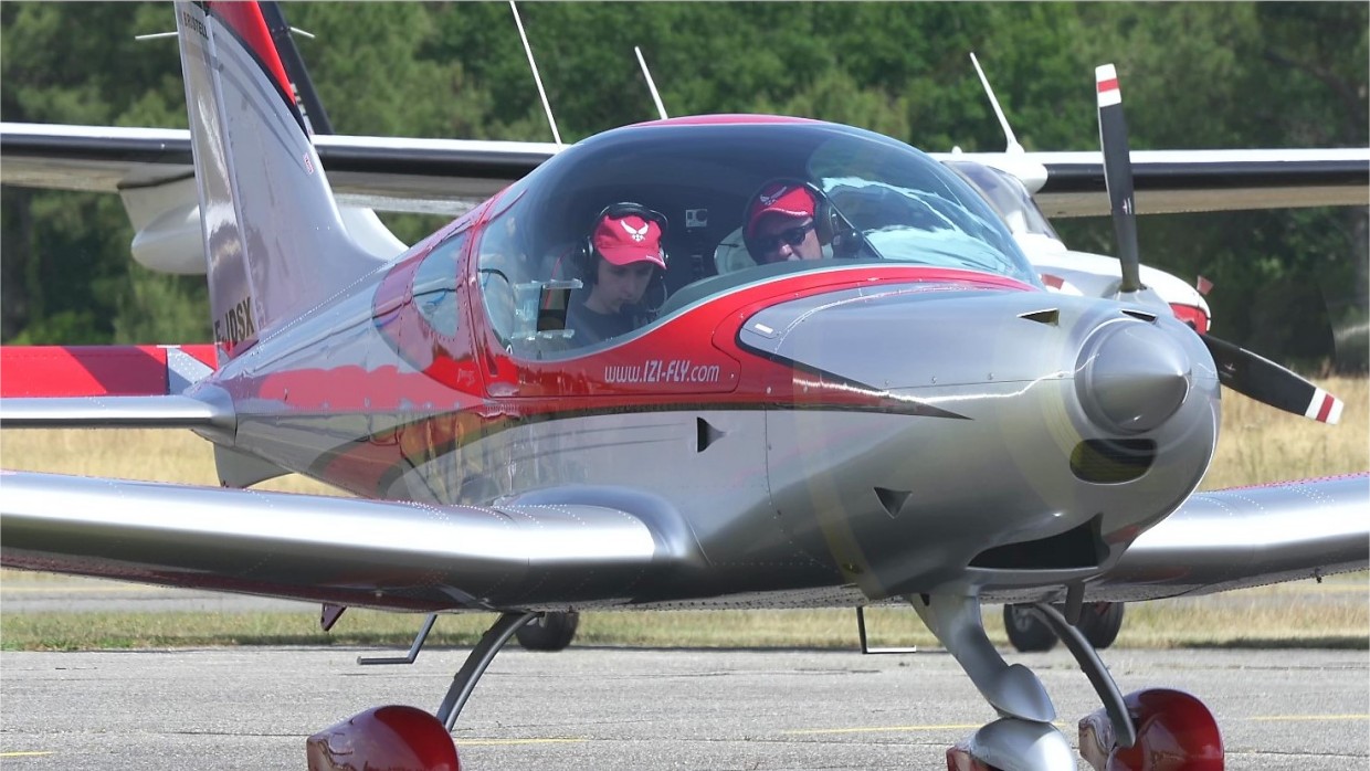 Quand le cordon ombilical est coupé avec l’instructeur… IZI-FLY ulm Arcachon